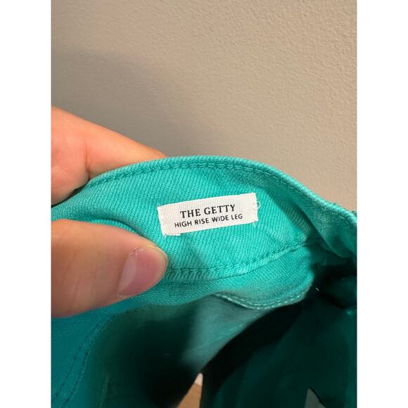 NEW Rails Getty Wide Leg Jeans in Emerald Green Size 25 - Picture 7 of 8